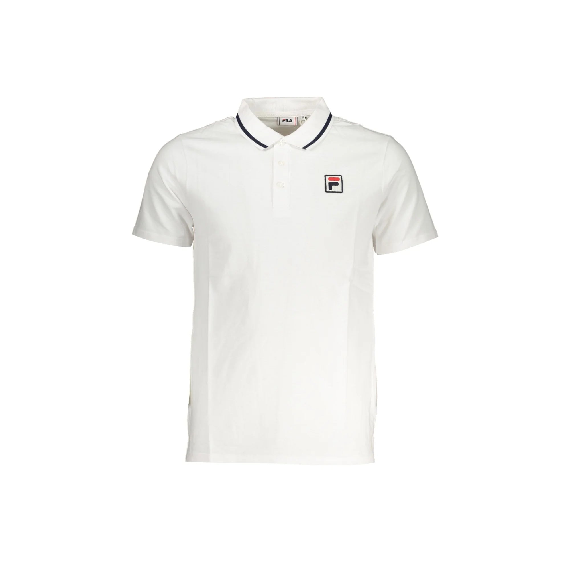 Fila Polo Maniche Corte Uomo Bianca Logo Bianco - foto prodotto